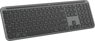 Logitech K950 Signature Slim toetsenbord Draadloos Grijs Logitech K950 Signature Slim toetsenbord Draadloos Grijs