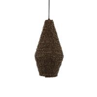 By-Boo Hanglamp 'Shanga' Houten kralen, 22cm - thumbnail