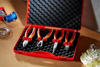 Knipex 00 20 15 Tangenset Compactdoos 4 -delig VDE - thumbnail