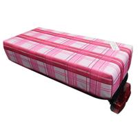 Bagagedragerkussen BIG Cushie Pink Plaid 2 - thumbnail