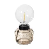 Mini tafellamp - roze - ø8x17 cm - thumbnail