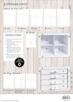 Studio Light • essentials diy storage block drawer units