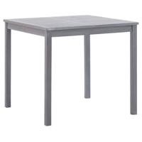 VidaXL Tuintafel 80x80x74 cm massief acaciahout grijs - thumbnail