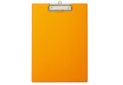MAUL klemplaat A4 staand oranje