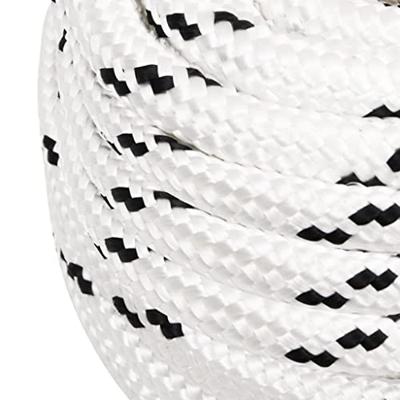 VidaXL Boottouw gevlochten 16 mmx25 m polyester wit VidaXL Boottouw gevlochten 16 mmx25 m polyester wit