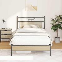 Bedframe zonder matras hout sonoma eikenkleurig 100x200 cm - thumbnail