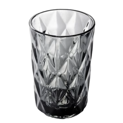 Waterglazen glas - waterglazen Pacifico, 2 st. - waterglazen grijs