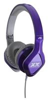 JVC HA-SR100X-VE in-ear hoofdtelefoon met geïntegreerde 1-knops afstandsbediening/microfoon paars - thumbnail