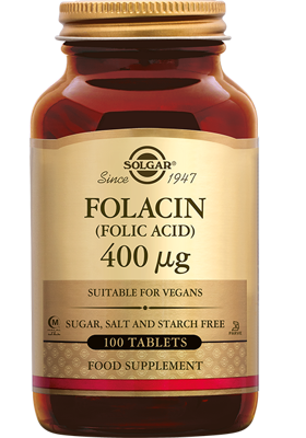 Solgar Folacin (Foliumzuur) 400 mcg Tabletten