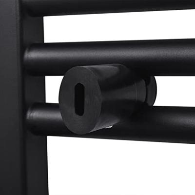 Radiator / handdoekenrek recht 480x480 mm zwart - thumbnail