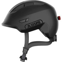 Abus helm smiley 3.0 ace led velvet zwart s 45-50cm - thumbnail