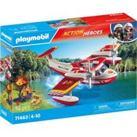 PLAYMOBIL Action Heroes brandweervliegtuig met blusfunctie 71463 - thumbnail
