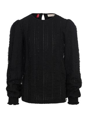 LOOXS Little winter top kant meisjes - grijs