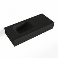 MONDIAZ LEX Urban vrijhangende solid surface wastafel 70cm. Positie wasbak links - thumbnail