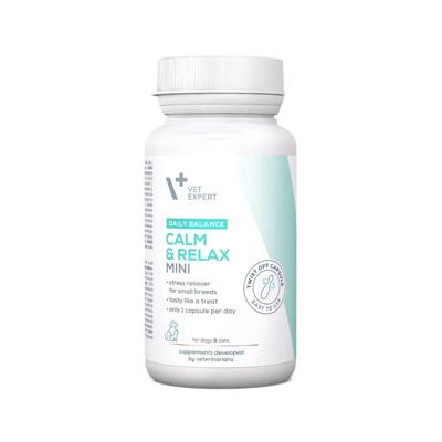VETEXPERT Calm&Relax Mini - supplementen voor honden en katten - 30 stuks