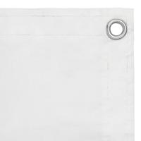 Balkonscherm 75x300 cm oxford stof wit - thumbnail