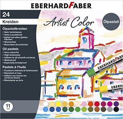 Eberhard Faber ef-522024 oliepastelkrijt 11mm doos a 24 st - thumbnail
