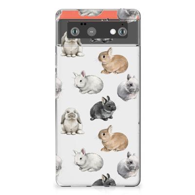 TPU Hoesje voor Google Pixel 6 Konijntjes