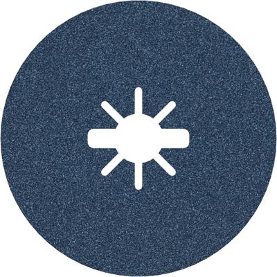 Bosch Accessoires X-LOCK Fiberschijf, 125mm, G 100, R574, Best for Metal - 1 stuk(s) - 2608619163