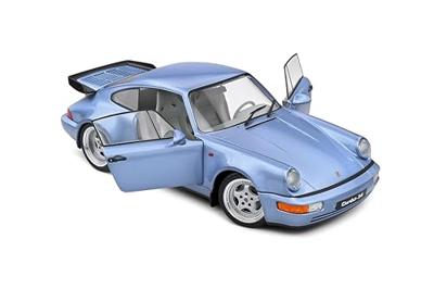 Solido Porsche 911 (964) Turbo 1990 blau 1:18 Auto