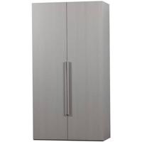 WOOOD Kledingkast 'Rens' 2-deurs, kleur Pebble Grey - thumbnail