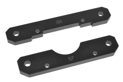 Team Corally - Suspension Arm Mount - XB - Rear - 4mm Aluminum - 1 set