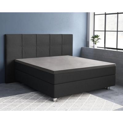 Primaviera Deluxe - Topper Hoeslaken Katoen-Satijn - Grijs - 140 x 200 Primaviera Deluxe - Topper Hoeslaken Katoen-Satijn - Grijs - 140 x 200