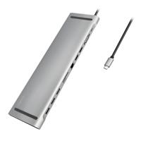 LogiLink UA0373 USB-C dockingstation Geschikt voor merk (dockingstation): Universeel USB-C Power Delivery, Geïntegreerde kaartlezer - thumbnail