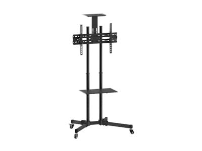 Equip 650603 70 Portable flat panel floor stand Zwart flat panel vloer standaard Equip 650603 70 Portable flat panel floor stand Zwart flat panel vloer standaard