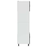 Ovenkasten 2 st Porto bewerkt hout zwart - thumbnail