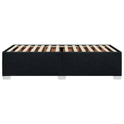 Bedframe zonder matras 80x200 cm stof zwart