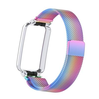 Milanese loop bandje met case - Multicolor - Xiaomi Smart Band 7 Pro Milanese loop bandje met case - Multicolor - Xiaomi Smart Band 7 Pro