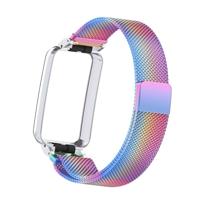 Milanese loop bandje met case - Multicolor - Xiaomi Smart Band 7 Pro - thumbnail