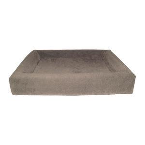 Bia bed fleece hoes hondenmand taupe