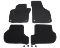 Automatten op maat - zwart stof - Volkswagen Golf 5 hatchback / station - thumbnail