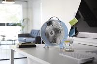 Swan - Retro 8 Inch Tafelventilator - Blauw - thumbnail