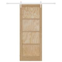 Schuifdeur Natuurlijk en wit 83 x 211 cm - thumbnail