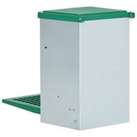 VidaXL Pluimveevoerbak automatisch met pedaal 8 kg - thumbnail