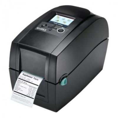 Godex RT230i Labelprinter Warmtetransmissie, Thermisch 300 x 300 dpi Etikettenbreedte (max.): 60 mm USB, RS-232, LAN