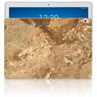 Lenovo Tab P10 Tablet Back Cover Marmer Creme - thumbnail