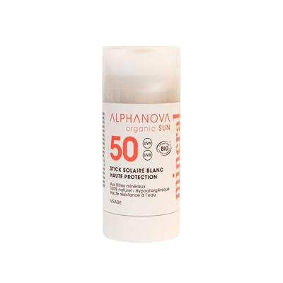 Alphanova Sun Sun stick SPF50+ blanc bio 15 Milliliter