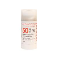 Alphanova Sun Sun stick SPF50+ blanc bio 15 Milliliter - thumbnail