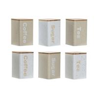 Tin Home ESPRIT Beige Grijs (2 Stuks) (6 Stuks) - thumbnail