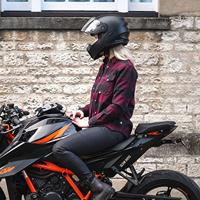 OXFORD jas "kickback 2.0 shirt shirts kickback 2. ladies red gr. 40 - thumbnail