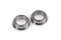 Kogellager Chrome, Rubber dichting, 6X10X3 Flanged - MF106-2RS, (4 st) - thumbnail