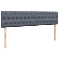 Ottoman bed met matras 200x200 cm fluweel donkergrijs - thumbnail