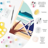 CreArt 24x30 cm Ontspan op het strand, Volwassene, Schilderen op nummer, 23897, Ravensburger - thumbnail