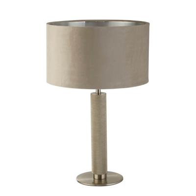 Searchlight Gouden tafellampLondon met crème kap - EU65721TA