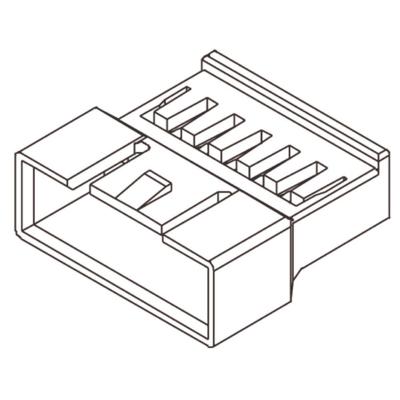 Molex 351840200 Female behuizing (kabel) Totaal aantal polen: 2 Rastermaat: 2.5 mm Inhoud: 1 stuk(s) Bag