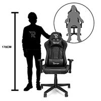 Ranqer Aura gamestoel RGB / LED zwart - thumbnail